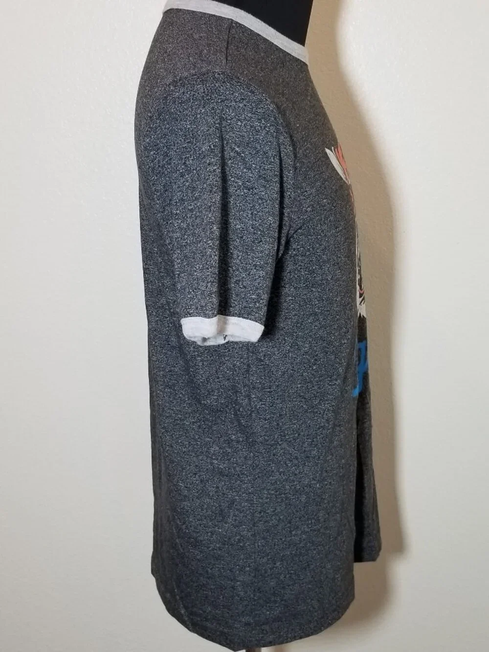 Roebuck & Co. Gray Kids 18/20 Shirt Tiger Head Y2K Retro Kmart Streetwear Skater
